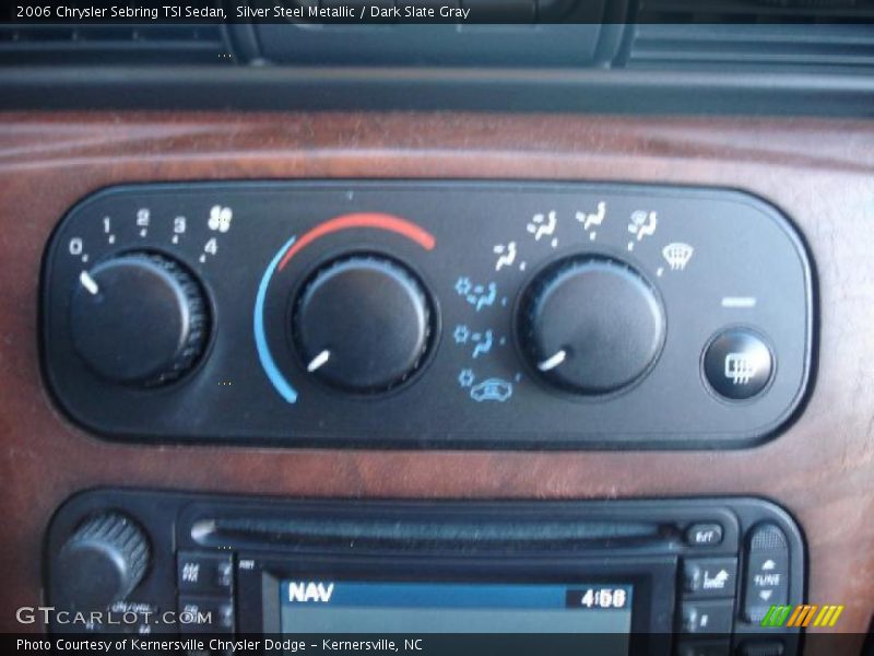 Silver Steel Metallic / Dark Slate Gray 2006 Chrysler Sebring TSI Sedan