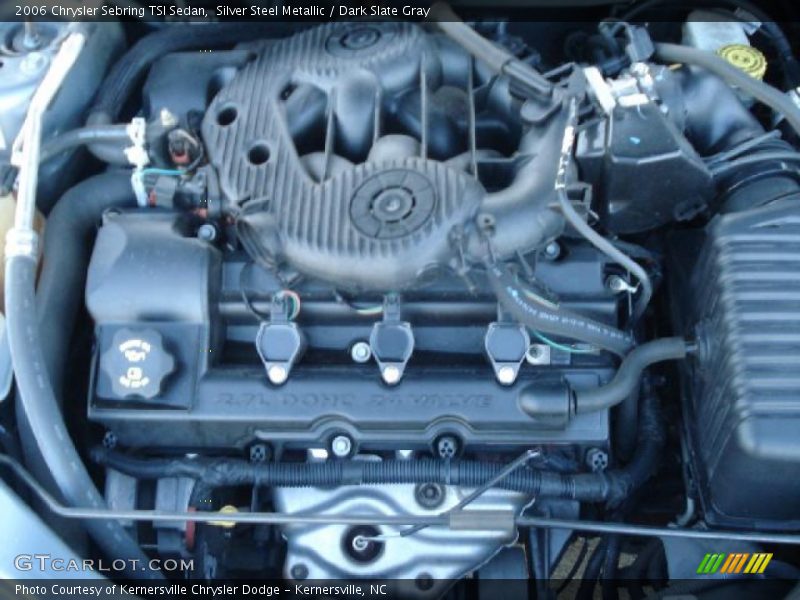 Silver Steel Metallic / Dark Slate Gray 2006 Chrysler Sebring TSI Sedan
