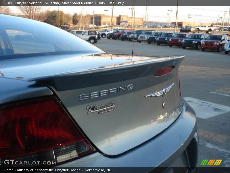 Silver Steel Metallic / Dark Slate Gray 2006 Chrysler Sebring TSI Sedan