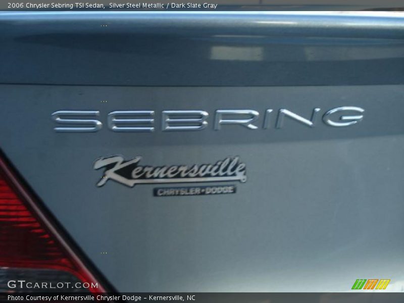 Silver Steel Metallic / Dark Slate Gray 2006 Chrysler Sebring TSI Sedan