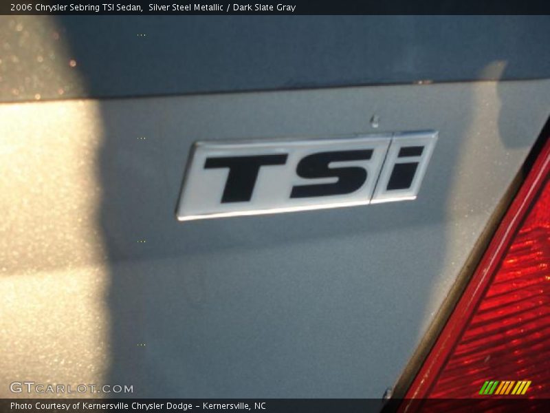 Silver Steel Metallic / Dark Slate Gray 2006 Chrysler Sebring TSI Sedan