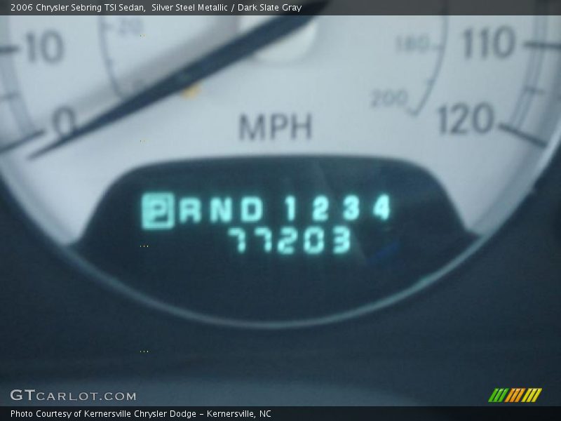 Silver Steel Metallic / Dark Slate Gray 2006 Chrysler Sebring TSI Sedan