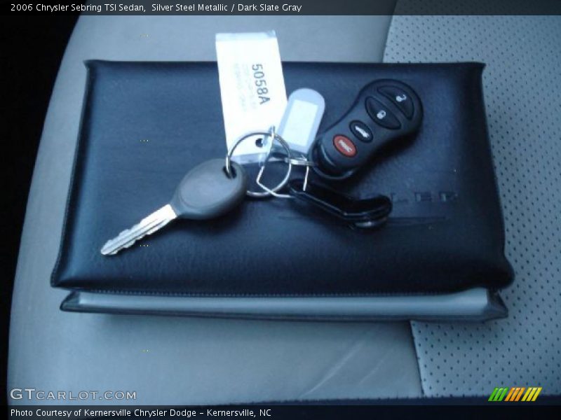 Silver Steel Metallic / Dark Slate Gray 2006 Chrysler Sebring TSI Sedan