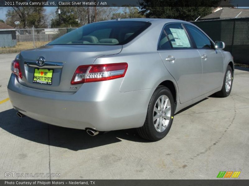 Classic Silver Metallic / Ash 2011 Toyota Camry XLE V6