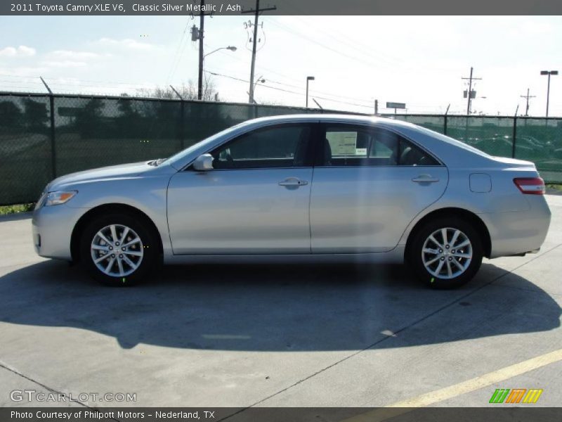Classic Silver Metallic / Ash 2011 Toyota Camry XLE V6