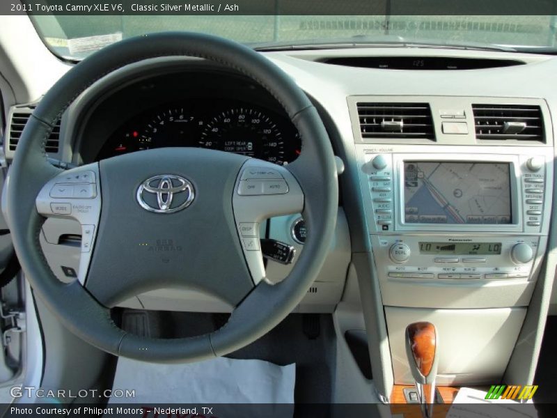Dashboard of 2011 Camry XLE V6