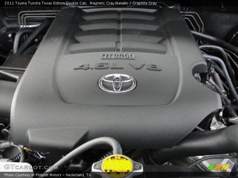  2011 Tundra Texas Edition Double Cab Engine - 4.6 Liter i-Force DOHC 32-Valve Dual VVT-i V8