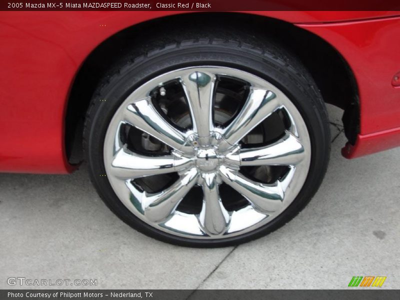 Classic Red / Black 2005 Mazda MX-5 Miata MAZDASPEED Roadster