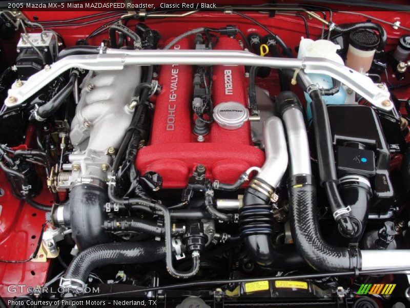  2005 MX-5 Miata MAZDASPEED Roadster Engine - 1.8 Liter Turbocharged DOHC 16-Valve 4 Cylinder