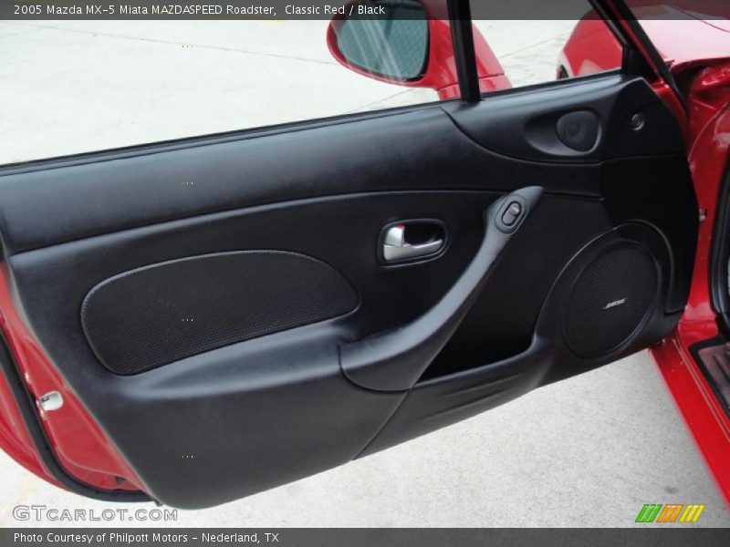 Classic Red / Black 2005 Mazda MX-5 Miata MAZDASPEED Roadster
