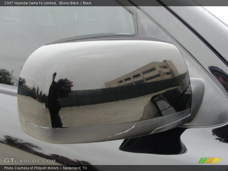Ebony Black / Black 2007 Hyundai Santa Fe Limited