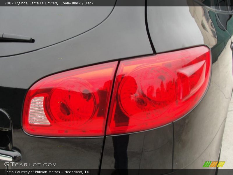 Ebony Black / Black 2007 Hyundai Santa Fe Limited