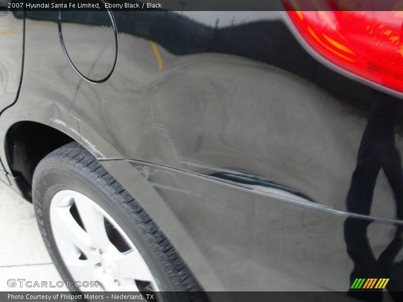 Ebony Black / Black 2007 Hyundai Santa Fe Limited