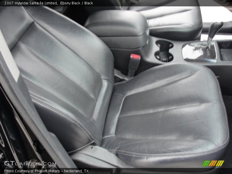 Ebony Black / Black 2007 Hyundai Santa Fe Limited