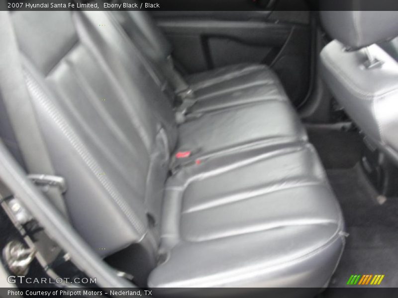 Ebony Black / Black 2007 Hyundai Santa Fe Limited