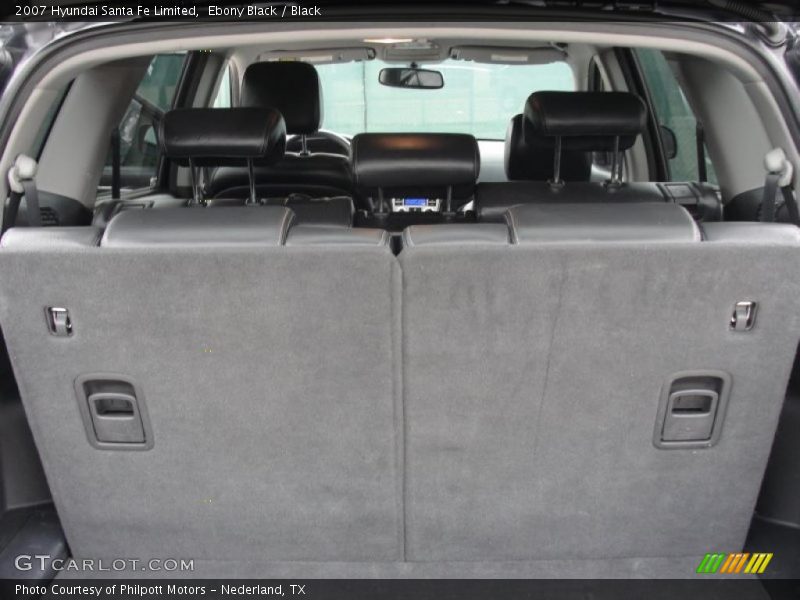 Ebony Black / Black 2007 Hyundai Santa Fe Limited