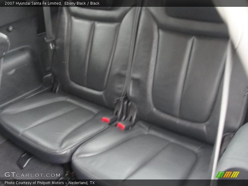 Ebony Black / Black 2007 Hyundai Santa Fe Limited