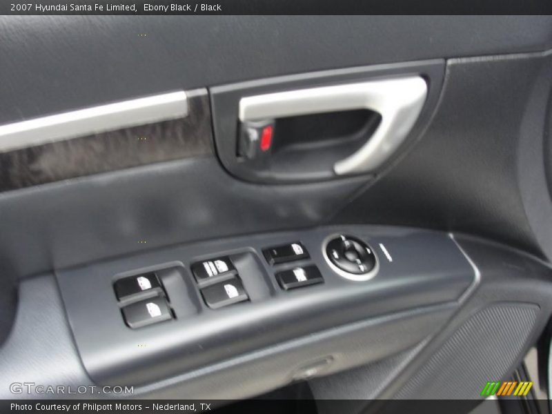 Ebony Black / Black 2007 Hyundai Santa Fe Limited