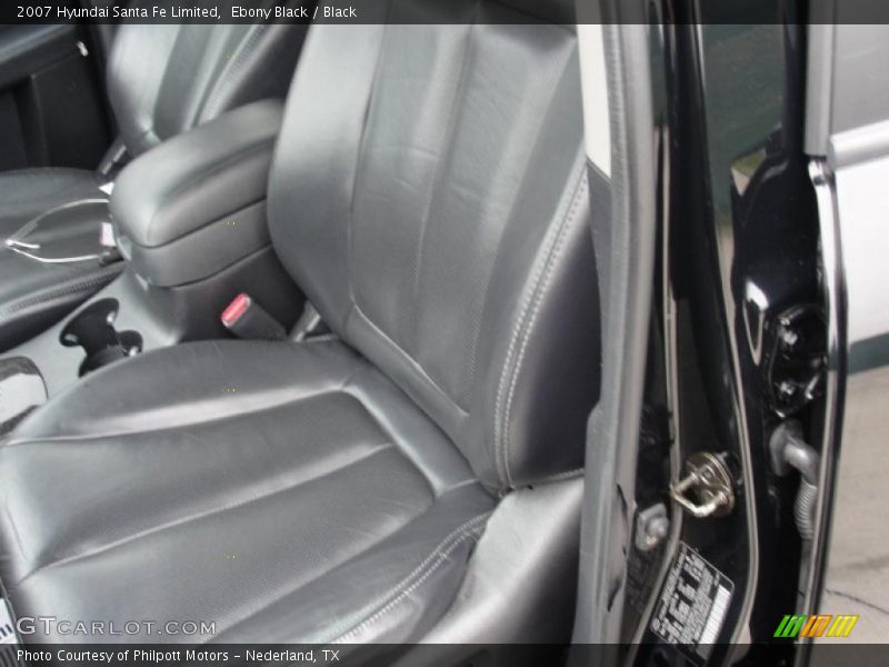 Ebony Black / Black 2007 Hyundai Santa Fe Limited