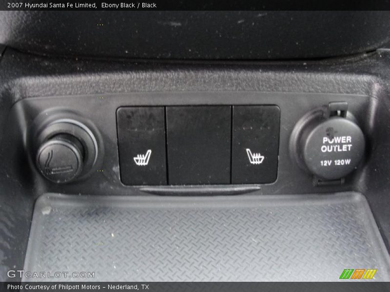 Ebony Black / Black 2007 Hyundai Santa Fe Limited