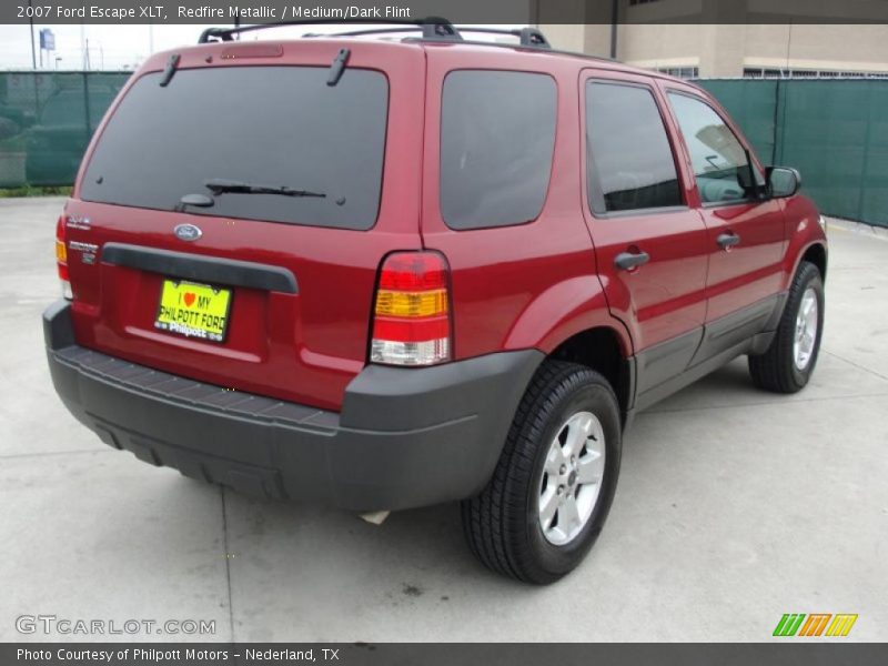 Redfire Metallic / Medium/Dark Flint 2007 Ford Escape XLT