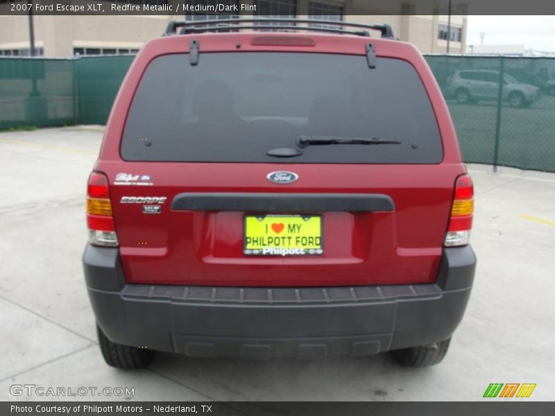Redfire Metallic / Medium/Dark Flint 2007 Ford Escape XLT