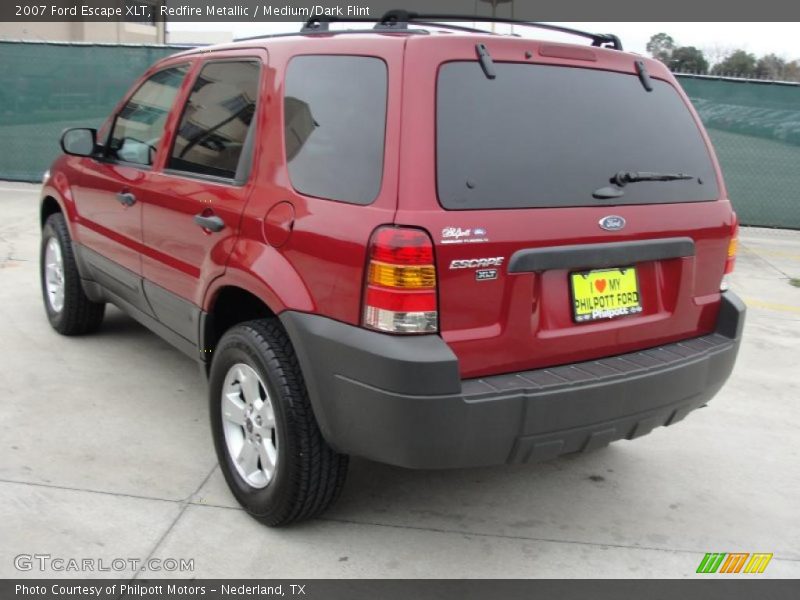 Redfire Metallic / Medium/Dark Flint 2007 Ford Escape XLT