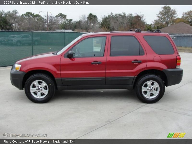 Redfire Metallic / Medium/Dark Flint 2007 Ford Escape XLT