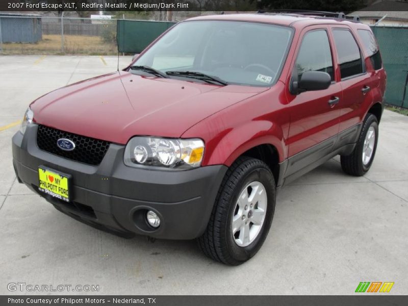 Redfire Metallic / Medium/Dark Flint 2007 Ford Escape XLT