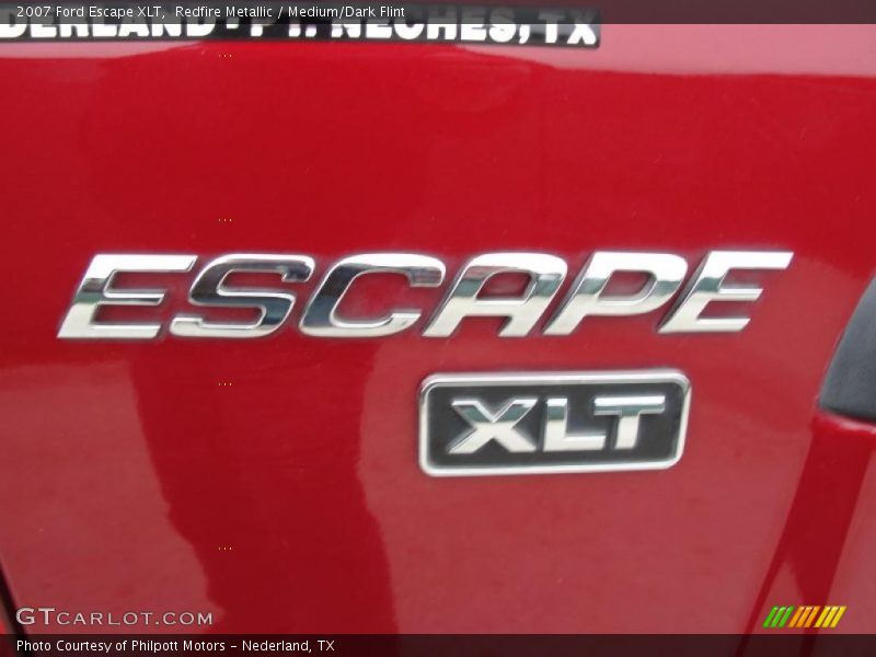 Redfire Metallic / Medium/Dark Flint 2007 Ford Escape XLT