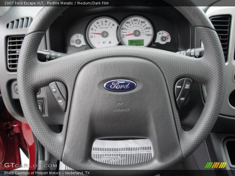 Redfire Metallic / Medium/Dark Flint 2007 Ford Escape XLT