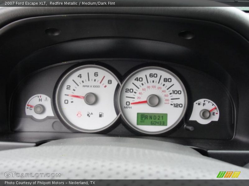 Redfire Metallic / Medium/Dark Flint 2007 Ford Escape XLT