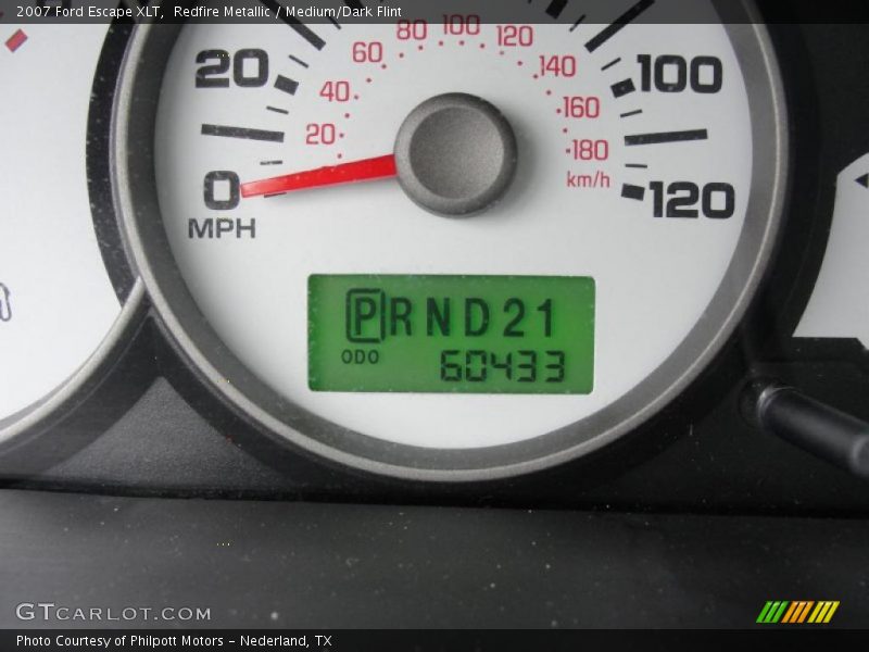 Redfire Metallic / Medium/Dark Flint 2007 Ford Escape XLT