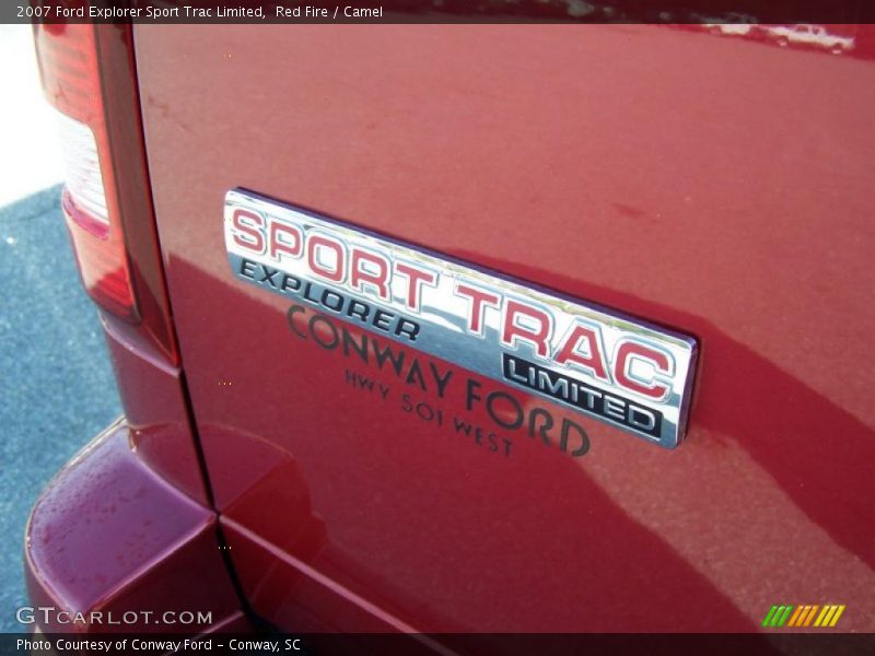 Red Fire / Camel 2007 Ford Explorer Sport Trac Limited