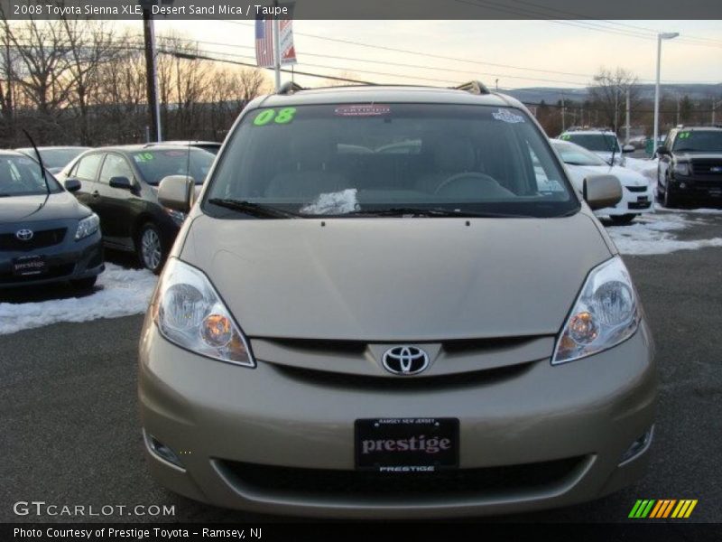 Desert Sand Mica / Taupe 2008 Toyota Sienna XLE