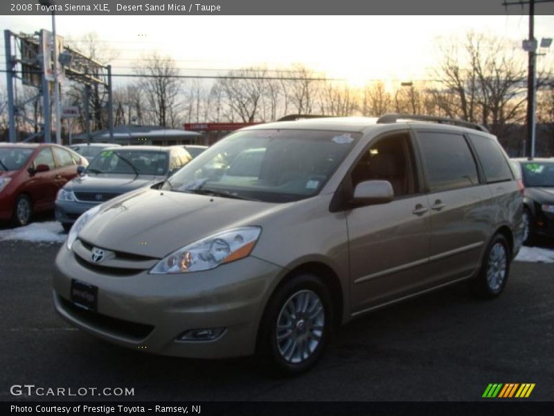 Desert Sand Mica / Taupe 2008 Toyota Sienna XLE