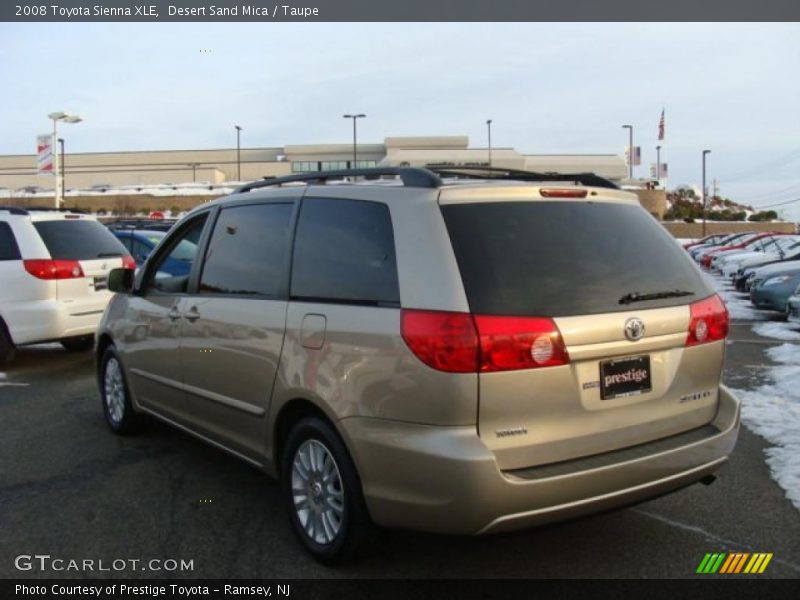 Desert Sand Mica / Taupe 2008 Toyota Sienna XLE