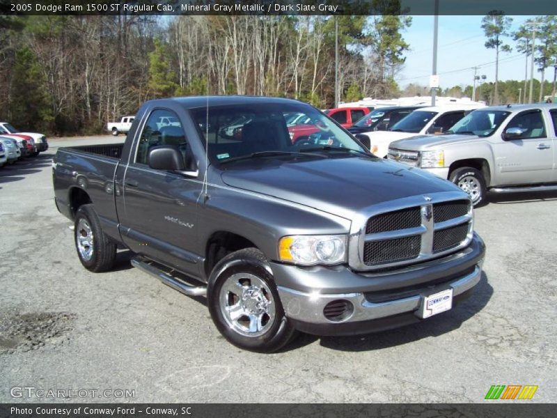 Mineral Gray Metallic / Dark Slate Gray 2005 Dodge Ram 1500 ST Regular Cab