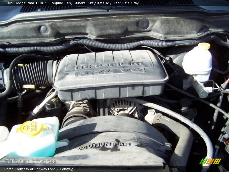 Mineral Gray Metallic / Dark Slate Gray 2005 Dodge Ram 1500 ST Regular Cab