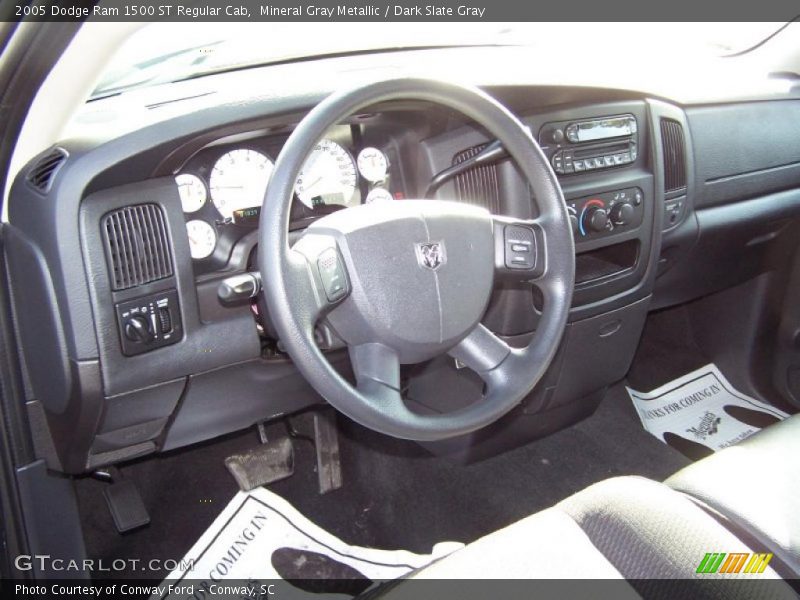 Mineral Gray Metallic / Dark Slate Gray 2005 Dodge Ram 1500 ST Regular Cab