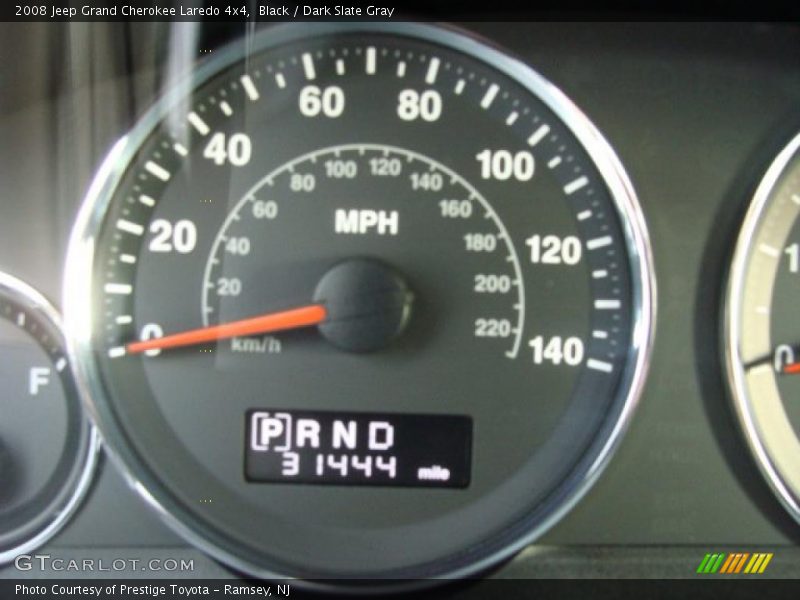 Black / Dark Slate Gray 2008 Jeep Grand Cherokee Laredo 4x4