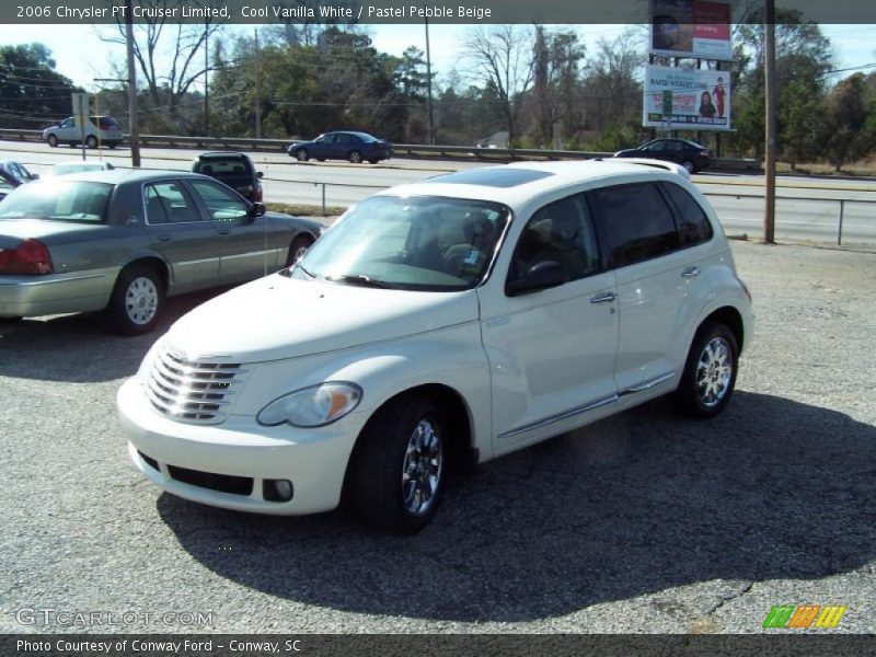 Cool Vanilla White / Pastel Pebble Beige 2006 Chrysler PT Cruiser Limited
