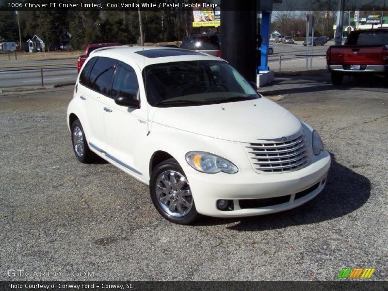 Cool Vanilla White / Pastel Pebble Beige 2006 Chrysler PT Cruiser Limited