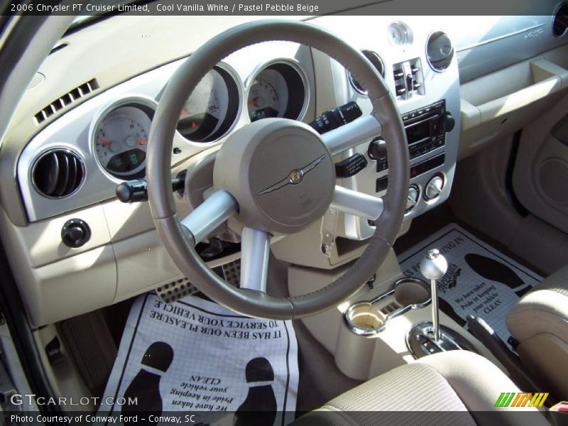 Cool Vanilla White / Pastel Pebble Beige 2006 Chrysler PT Cruiser Limited