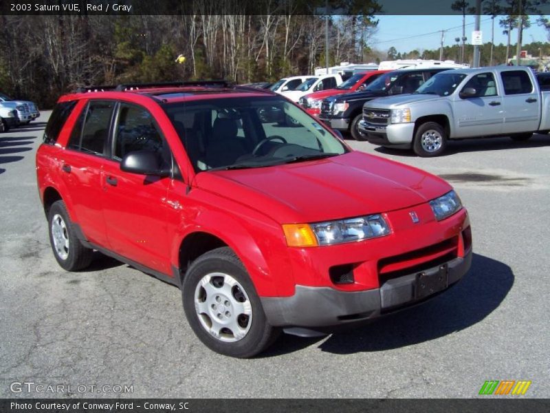 Red / Gray 2003 Saturn VUE