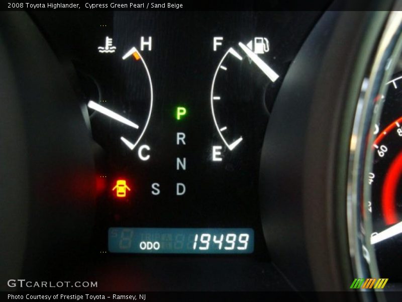 Cypress Green Pearl / Sand Beige 2008 Toyota Highlander