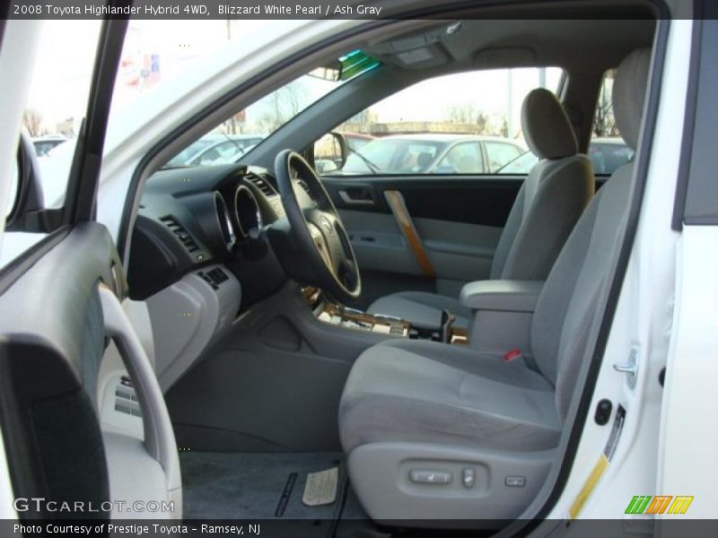  2008 Highlander Hybrid 4WD Ash Gray Interior