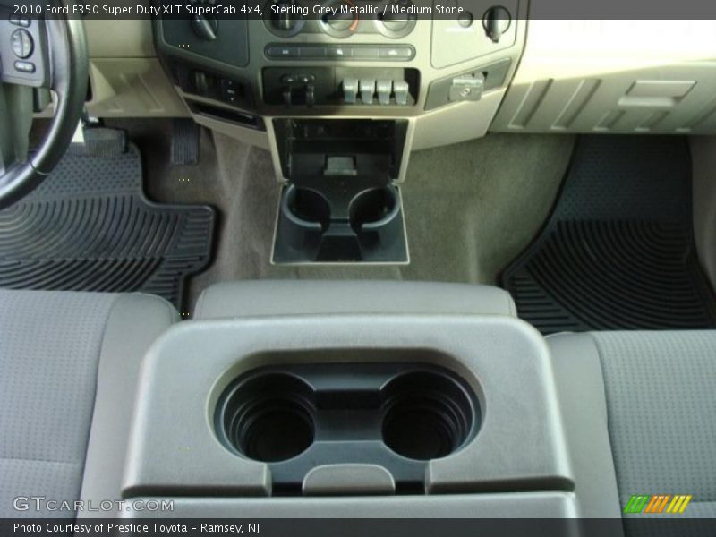 Sterling Grey Metallic / Medium Stone 2010 Ford F350 Super Duty XLT SuperCab 4x4