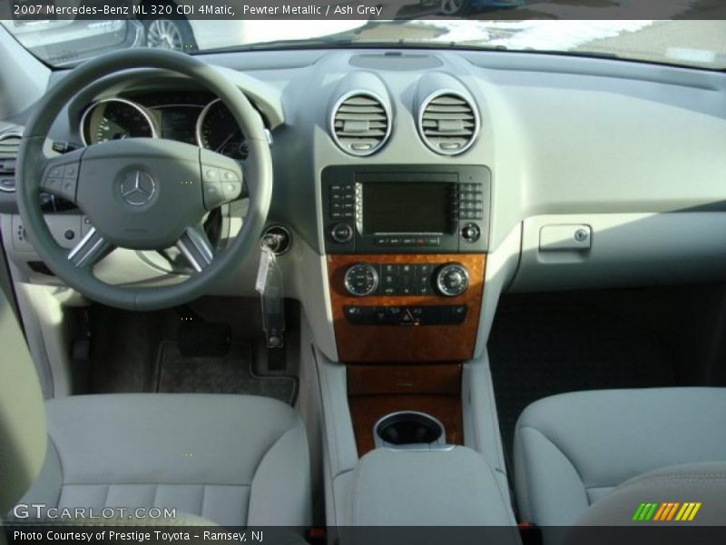 Pewter Metallic / Ash Grey 2007 Mercedes-Benz ML 320 CDI 4Matic
