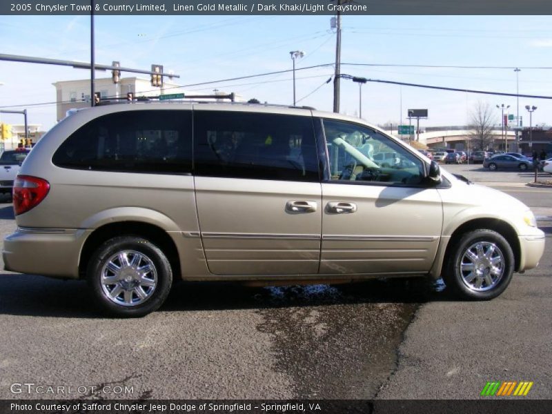 Linen Gold Metallic / Dark Khaki/Light Graystone 2005 Chrysler Town & Country Limited